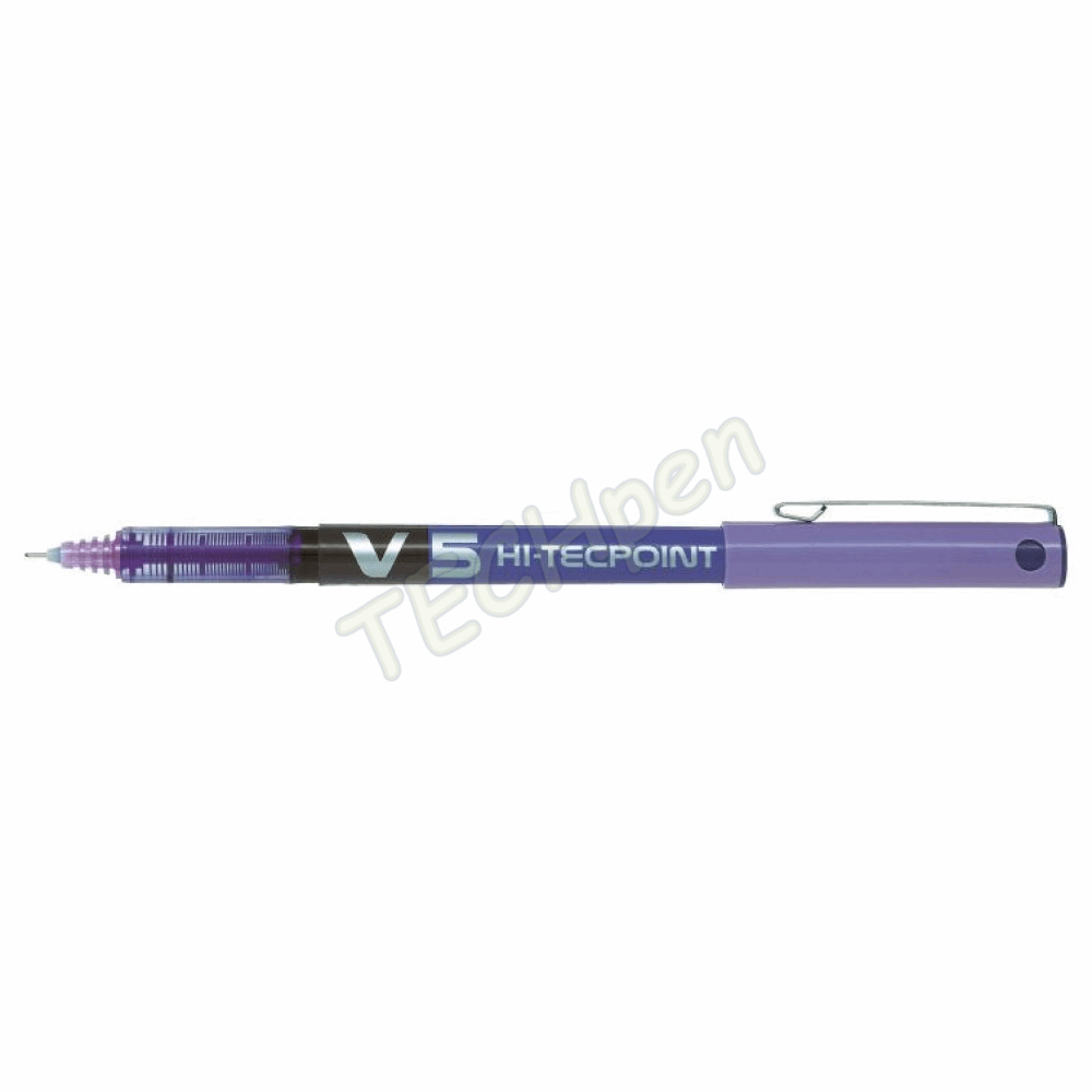 PILOT ΣΤΥΛΟ ΥΓΡΗΣ ΜΕΛΑΝΗΣ V5 HI-TECPOINT FINE 0,5mm ΚΑΠΑΚΙ ΜΕ ΚΛΙΠ MΩΒ BX-V5V