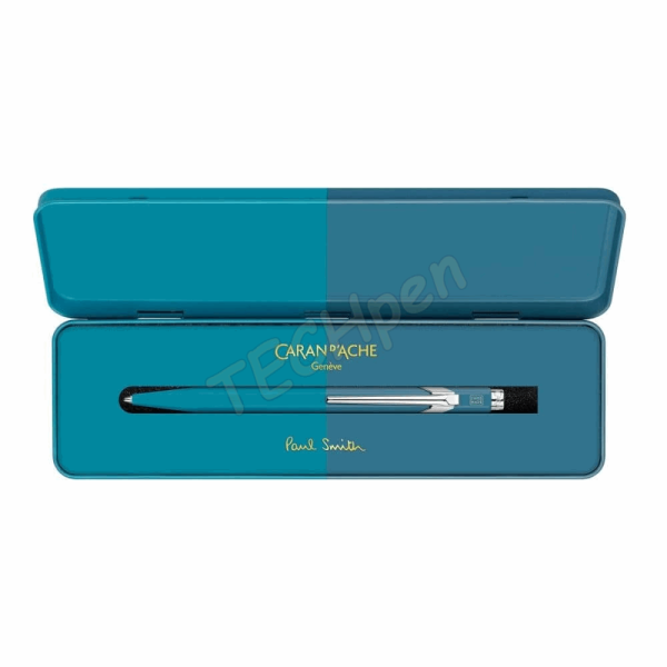CARANDACHE ΣΤΥΛΟ BALLPOINT MEDIUM 849 PAUL SMITH CYAN STEEL 233.353281