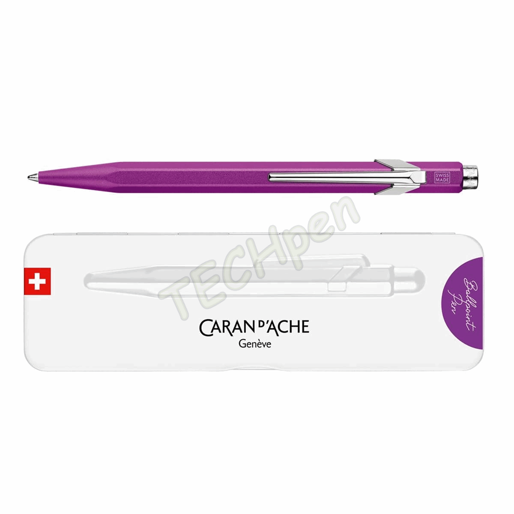 CARANDACHE ΣΤΥΛΟ BALLPOINT ΣΕ ΜΕΤΑΛΙΚΟ ΚΟΥΤΙ 849 COLORMAT-X 849.605 ΒΙΟΛΕΤΙ 233.352048