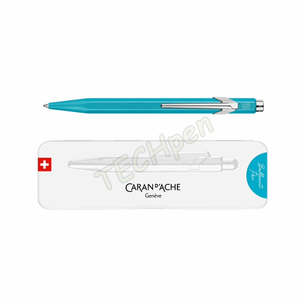 CARANDACHE ΣΤΥΛΟ BALLPOINT ΣΕ ΜΕΤΑΛΙΚΟ ΚΟΥΤΙ 849 COLORMAT-X 849.681 ΤΥΡΚΟΥΑΖ 233.351881