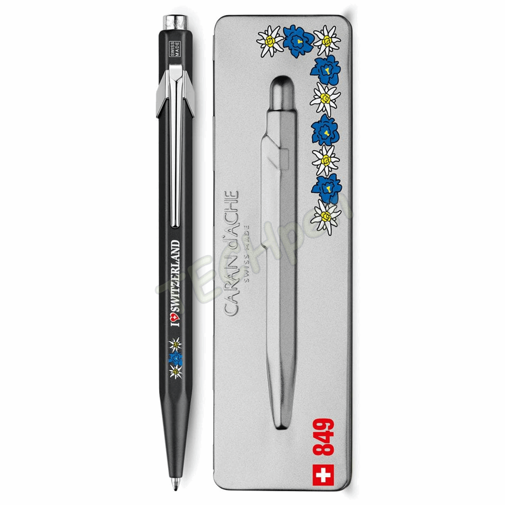CARANDACHE B.P. ΜΠΛΕ ΜΕΛANI (ΜΕΤΑΛΛΙΚΟ ΚΟΥΤΙ) MEDIUM 849 TOTALLY SWISS 849.769 EDELWEISS Μ