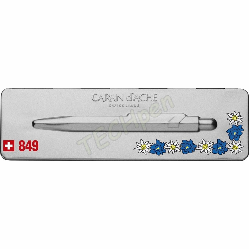 CARANDACHE B.P. ΜΠΛΕ ΜΕΛANI (ΜΕΤΑΛΛΙΚΟ ΚΟΥΤΙ) MEDIUM 849 TOTALLY SWISS 849.769 EDELWEISS Μ