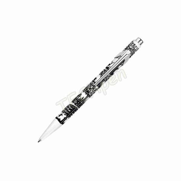 CARANDACHE B.P. ΜΠΛΕ ΜΕΛANI (ΜΕΤΑΛΛΙΚΟ ΚΟΥΤΙ) MEDIUM 849 TOTALLY SWISS 849.754 PAPER CUT 233.330169
