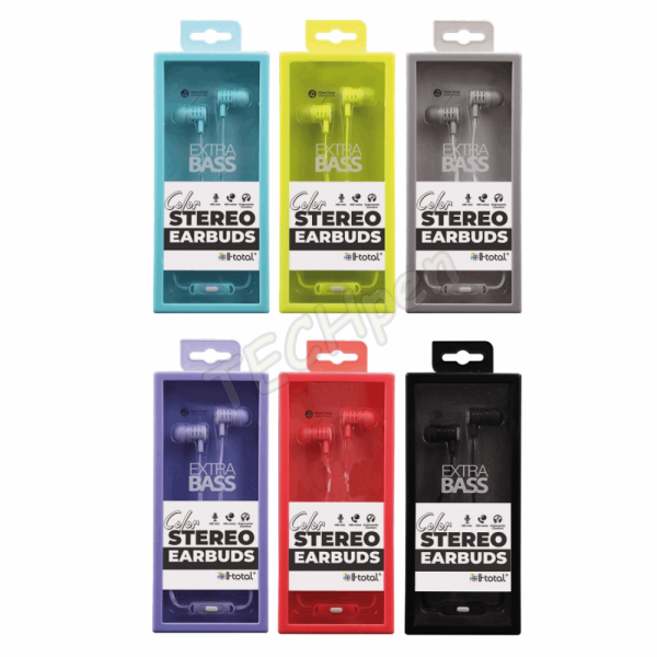 i-TOTAL ΑΚΟΥΣΤΙΚΑ EARBUDS COLORS