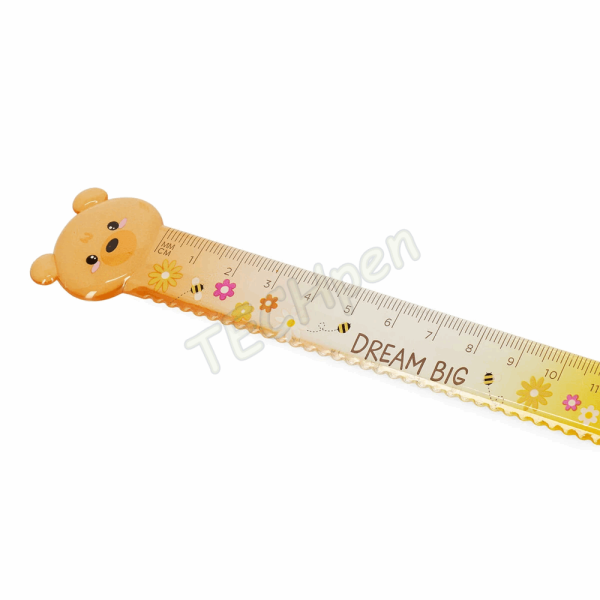 LEGAMI BTS 2026 - RUCAT0003 TEDDY BEAR RULER - RULER - TO BE DEFINED - 15 cm