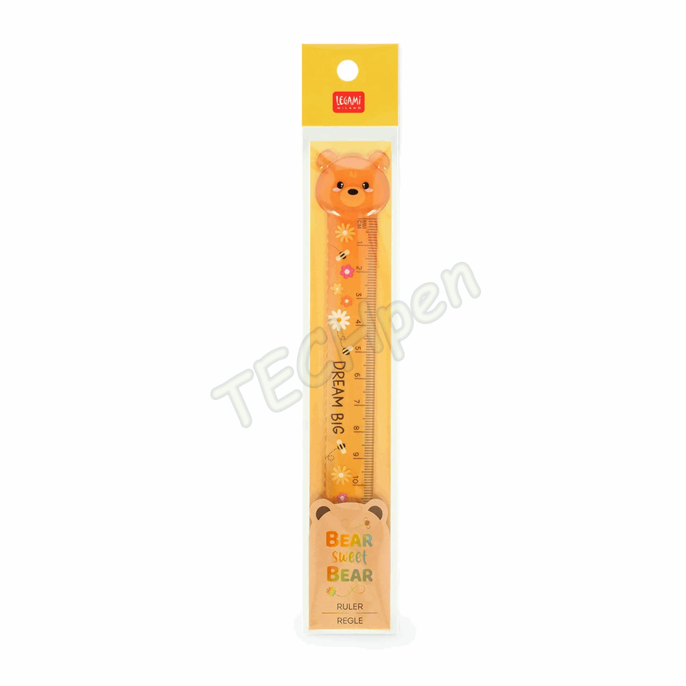 LEGAMI BTS 2026 - RUCAT0003 TEDDY BEAR RULER - RULER - TO BE DEFINED - 15 cm