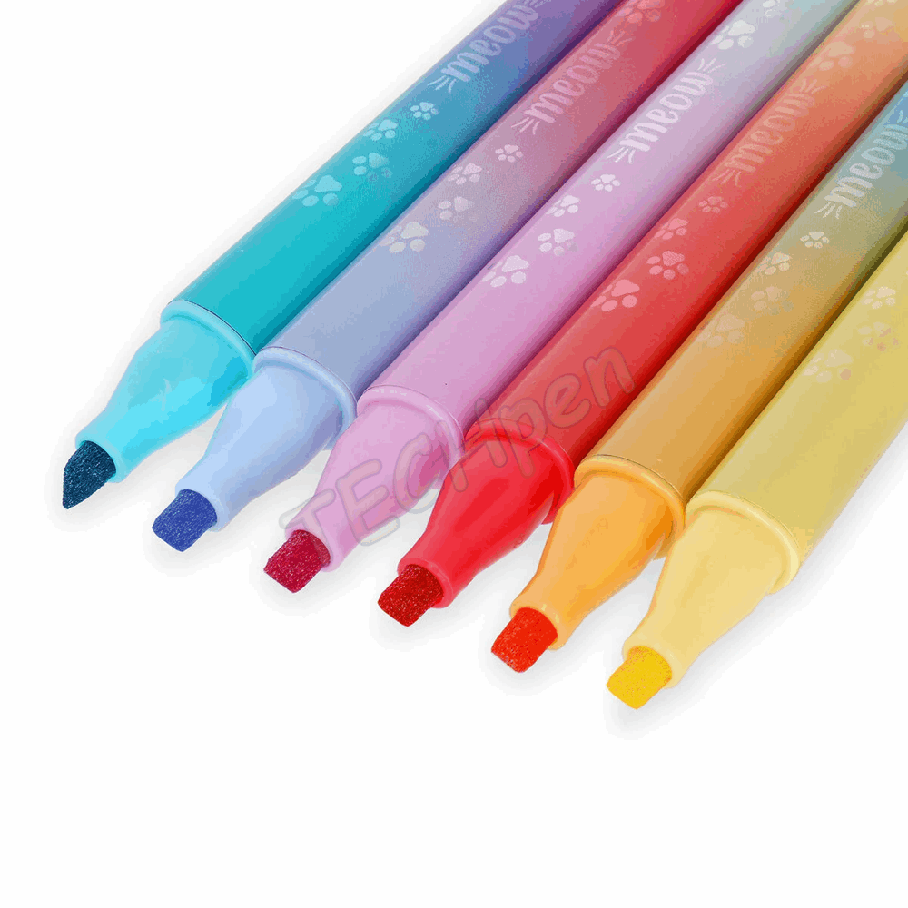 LEGAMI COH0001 MEOW - SET OF 6 DUAL-TIP LAYERING MAR - MULTICOLOR INK