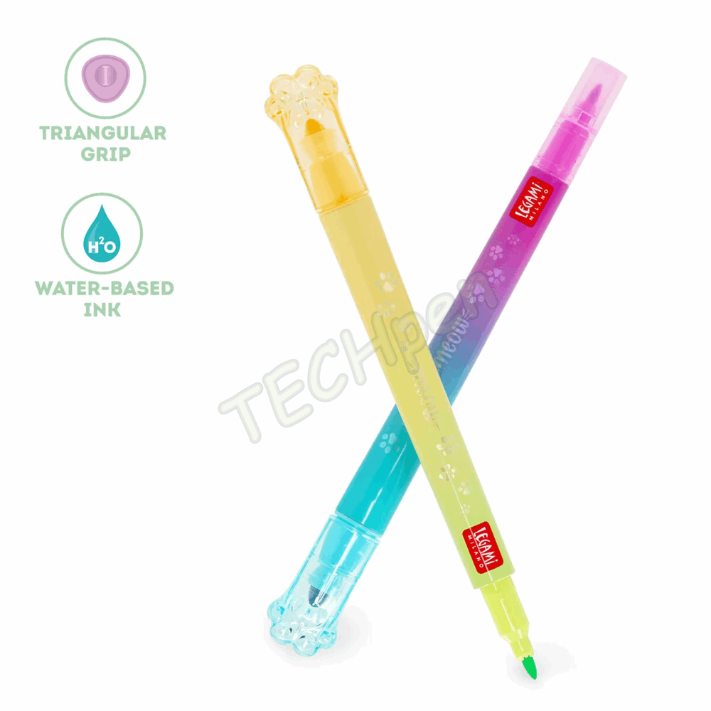 LEGAMI COH0001 MEOW - SET OF 6 DUAL-TIP LAYERING MAR - MULTICOLOR INK