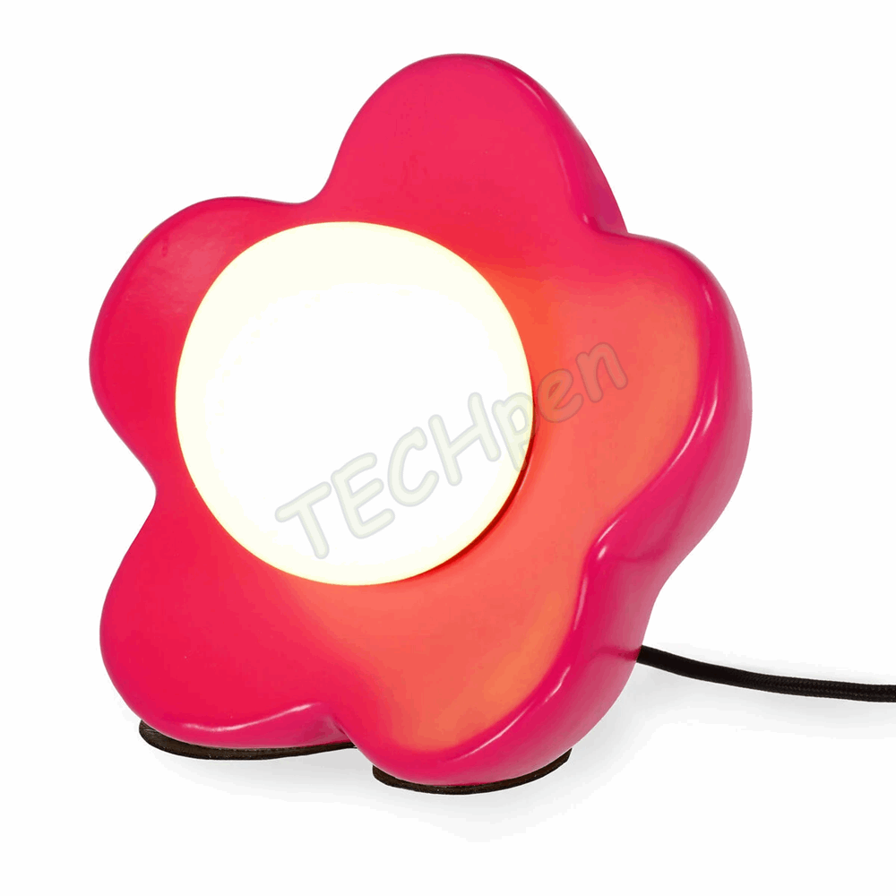 LEGAMI DLA0001 FLOWER POWER - LED TABLE LAMP - MATTE PINK