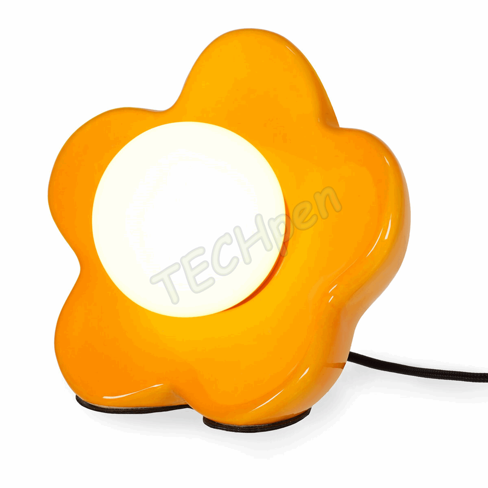 LEGAMI DLA0002 FLOWER POWER - LED TABLE LAMP - SHINY ORANGE