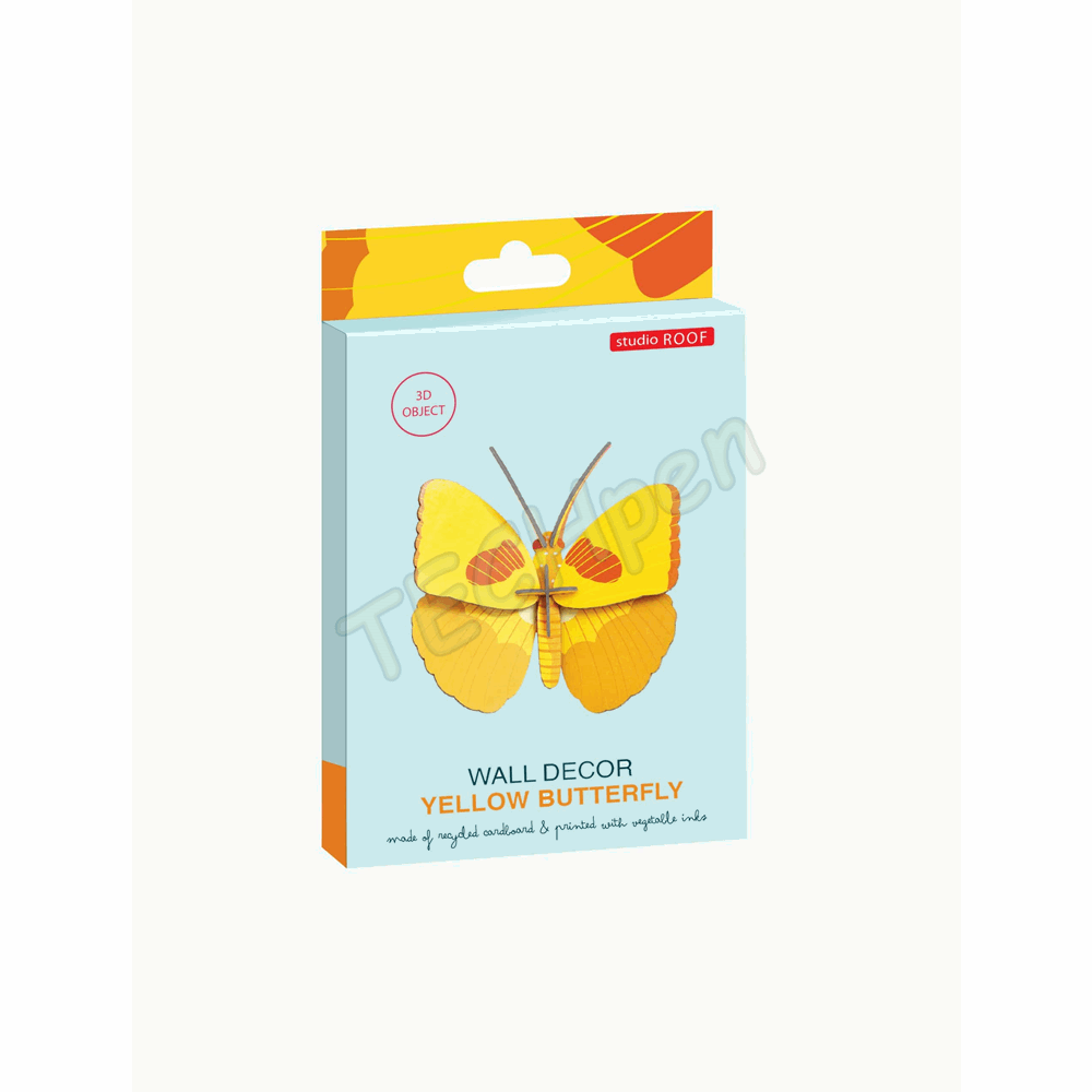 ROOF IMA51 SMALL YELLOW BUTTERFLY