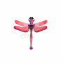 ROOF IMA69 SMALL RUBY DRAGONFLY