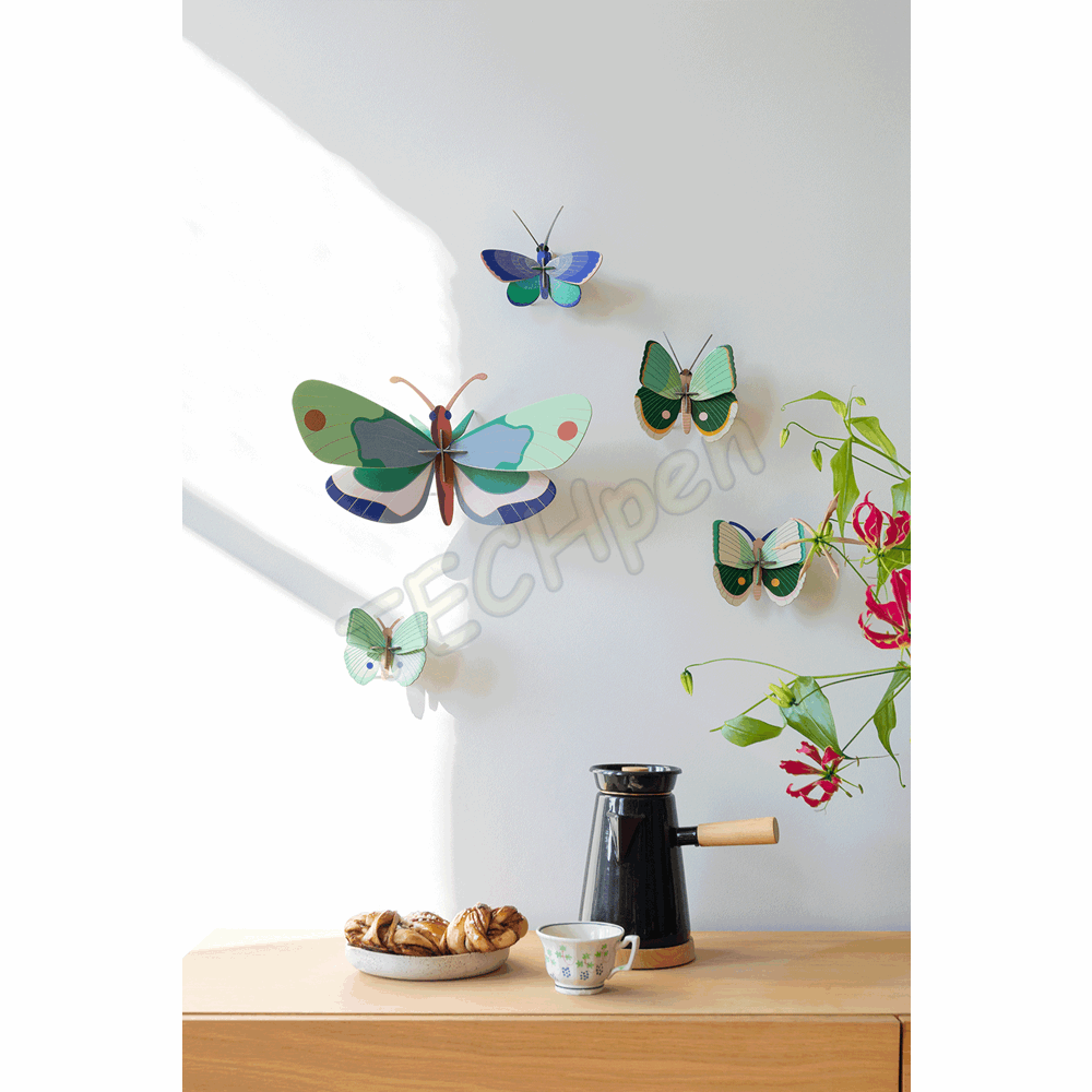 ROOF TTM146 GIANT MINT FOREST BUTTERFLY