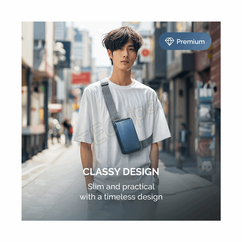 OGON PB NAVY BLUE PHONE BAG & WALLET
