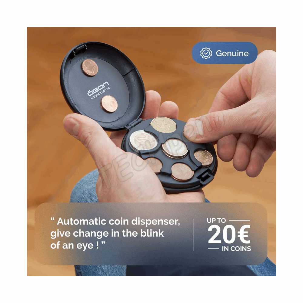 OGON CD BLACK EURO COIN DISPENCER