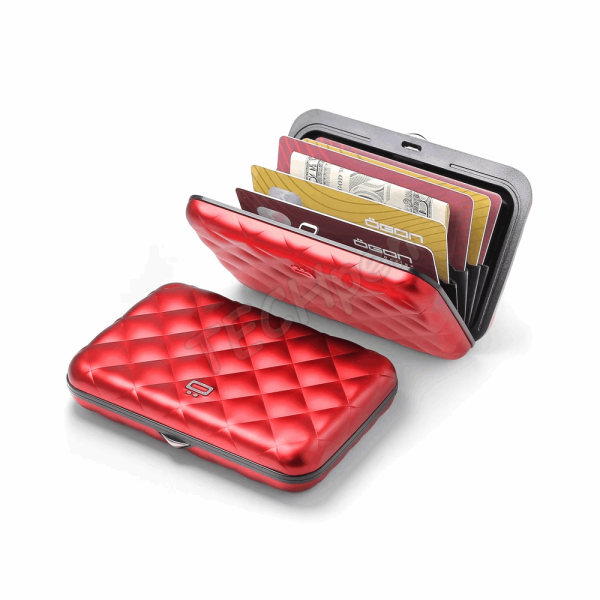 OGON QB RED QUILTED BUTTON