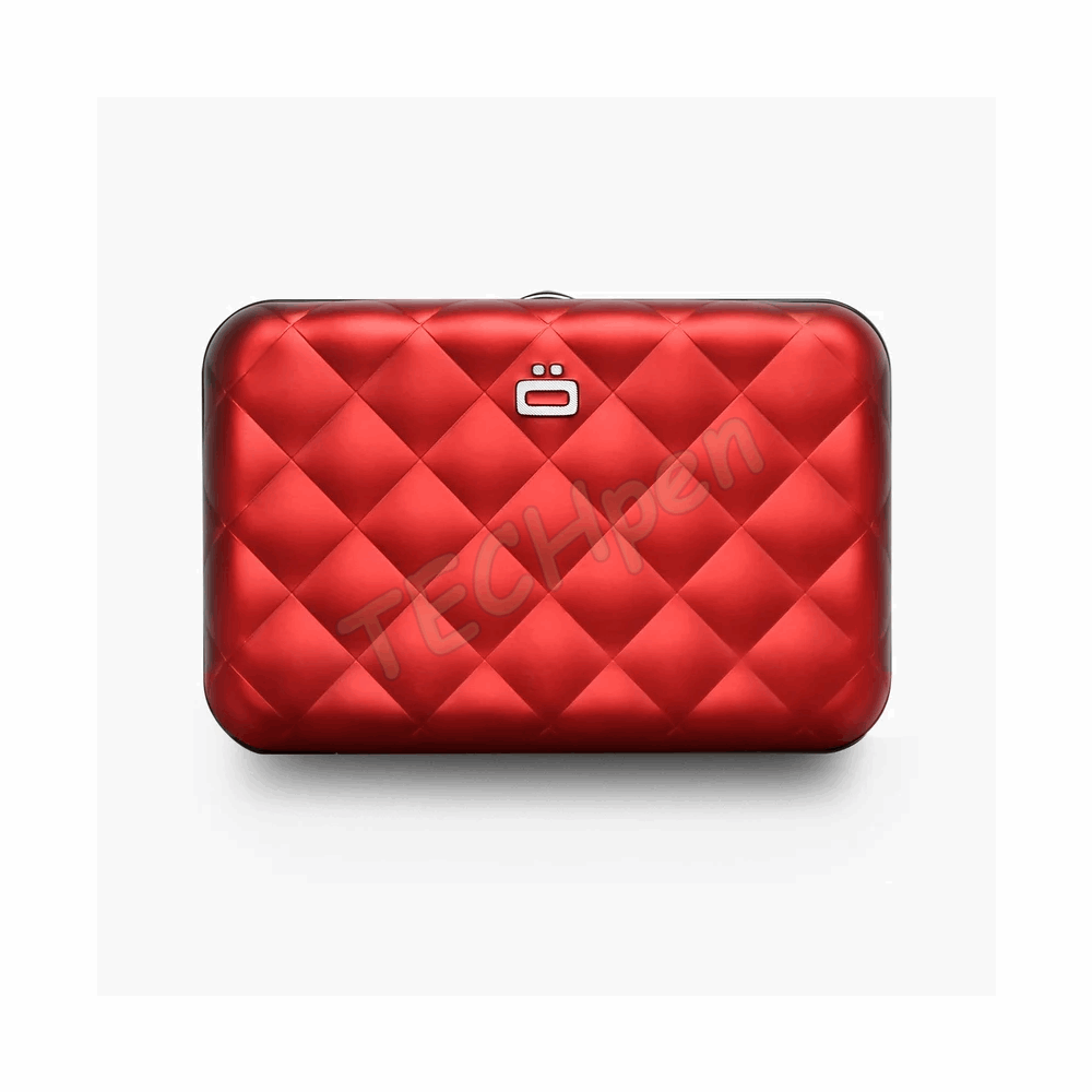OGON QB RED QUILTED BUTTON