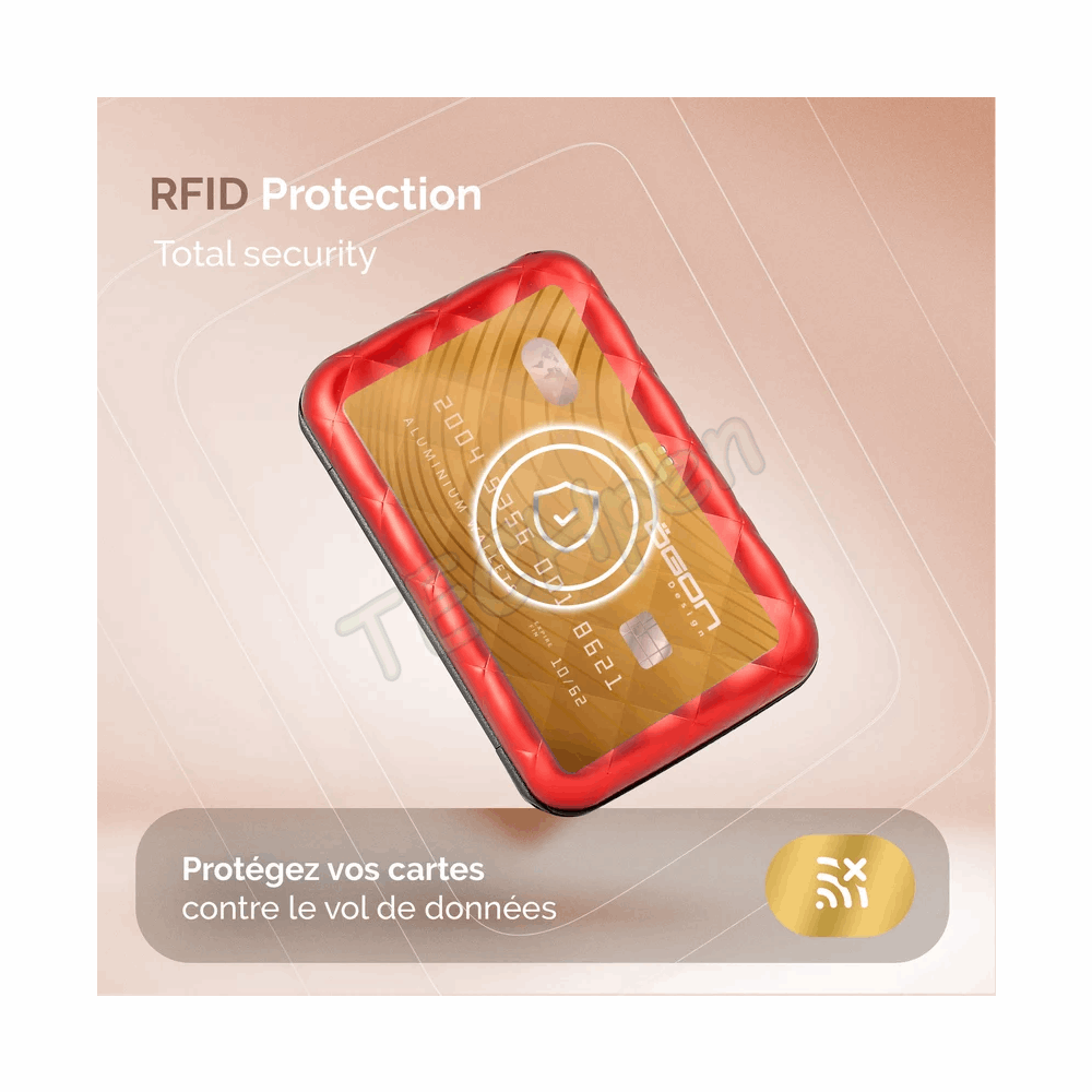 OGON QB RED QUILTED BUTTON