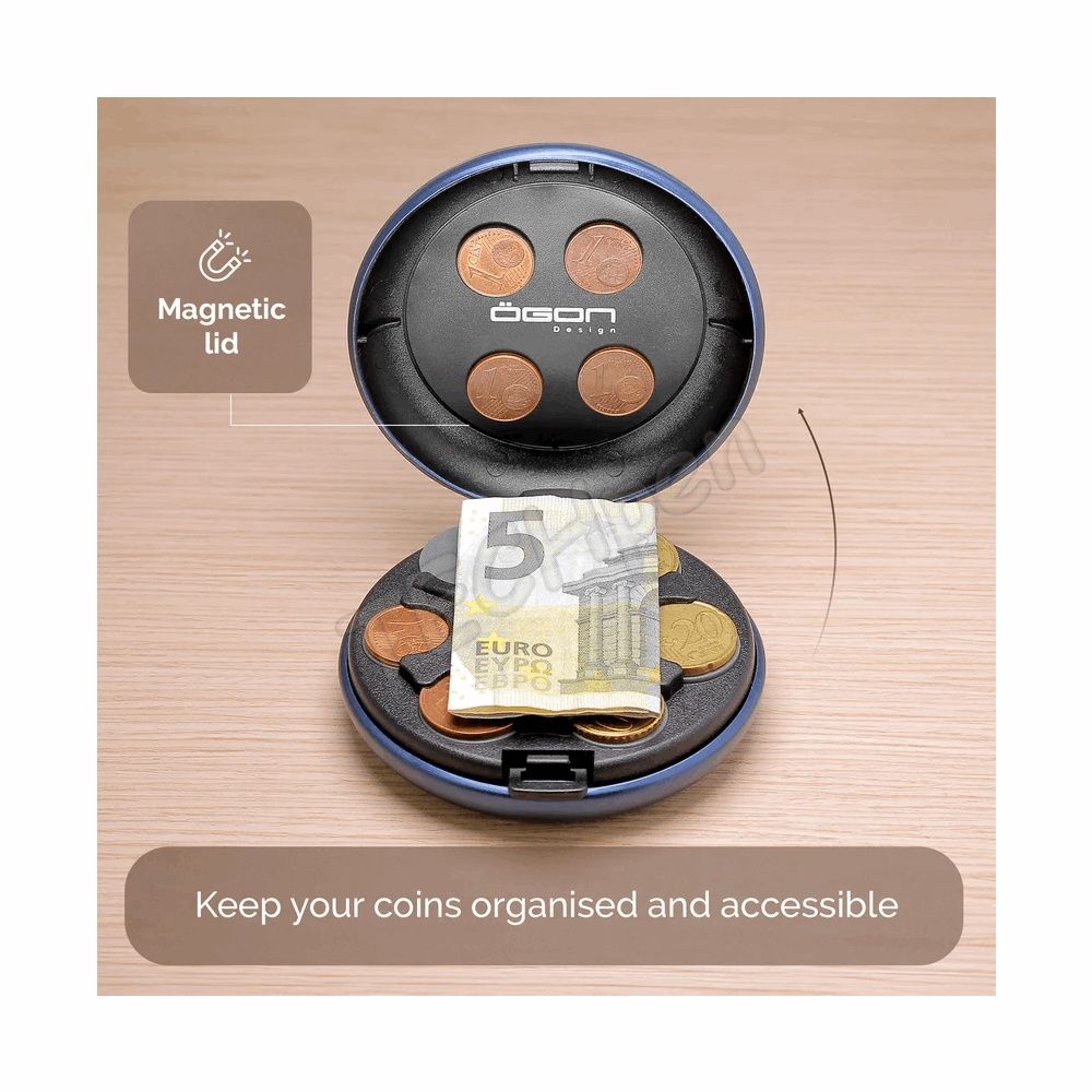OGON CD NAVY BLUE EURO COIN DISPENCER