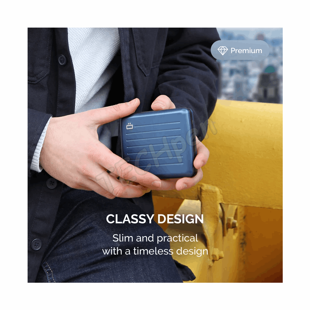 OGON V2L_NAVY_BLUE BIG NAVY BLUE STOCKHOLM WALLET