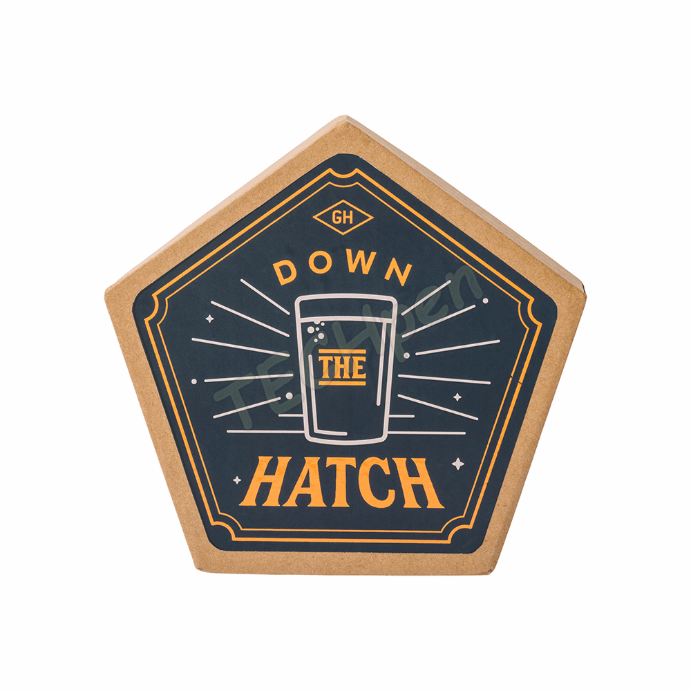 GENTLEMENS COASTER SET OF 4-BEER GEN643
