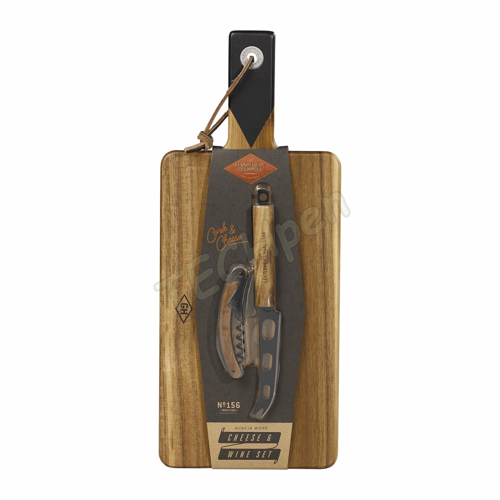 GENTLEMENS Cheese & Wine Serving Set GEN156