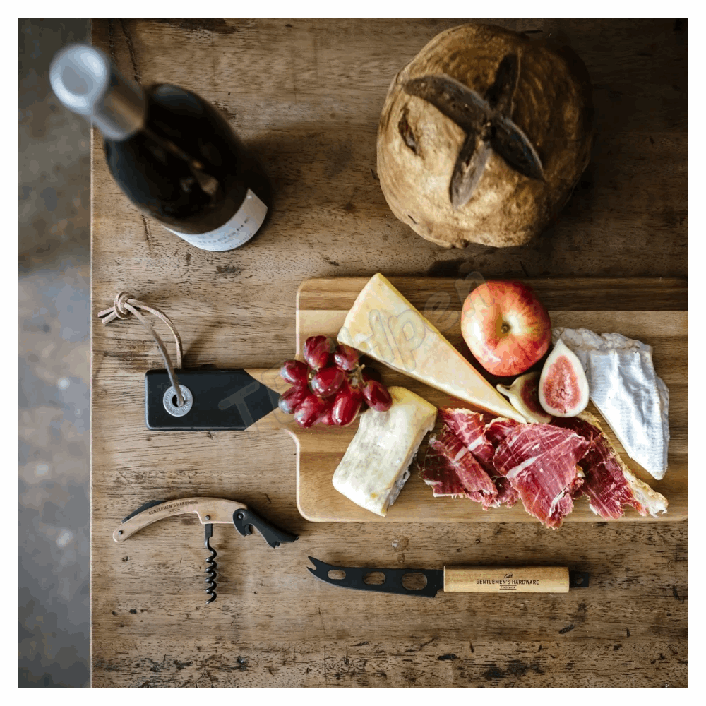 GENTLEMENS Cheese & Wine Serving Set GEN156