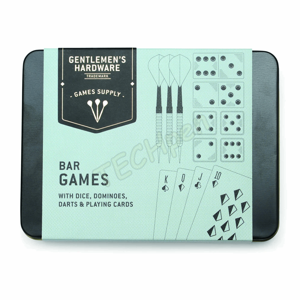 GENTLEMENS BAR GAMES IN TIN GEN731