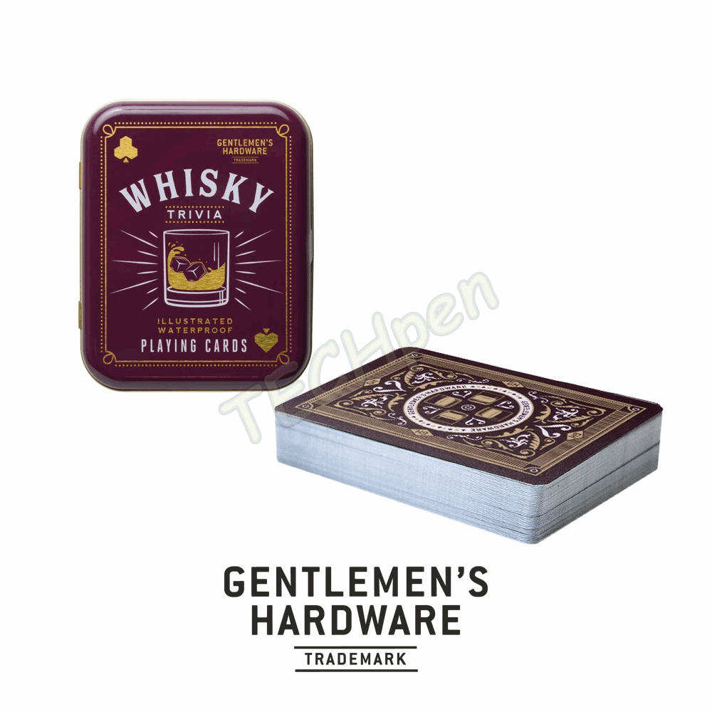 GENTLEMENS GEN664 WHISKY PLAYING CARDS