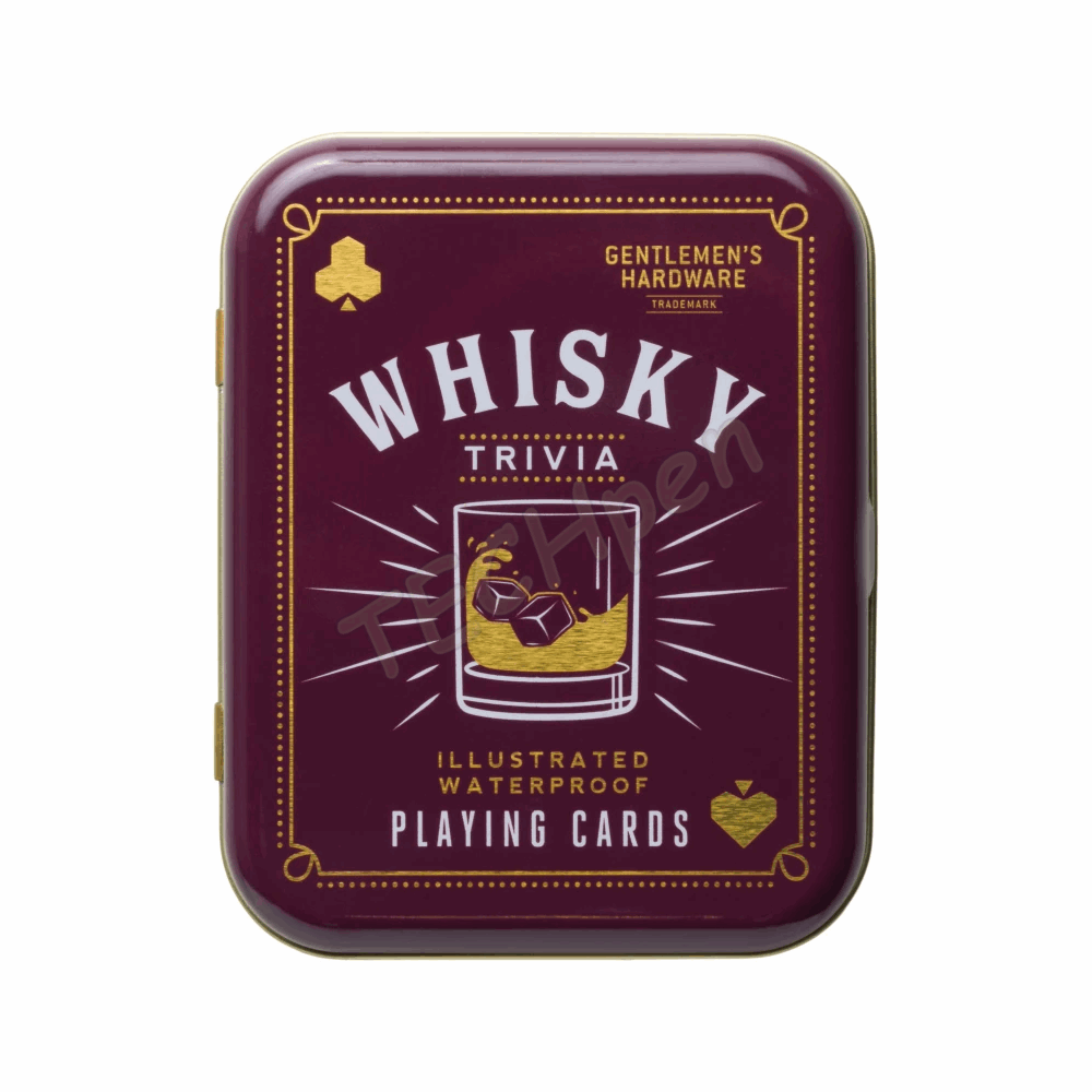 GENTLEMENS GEN664 WHISKY PLAYING CARDS