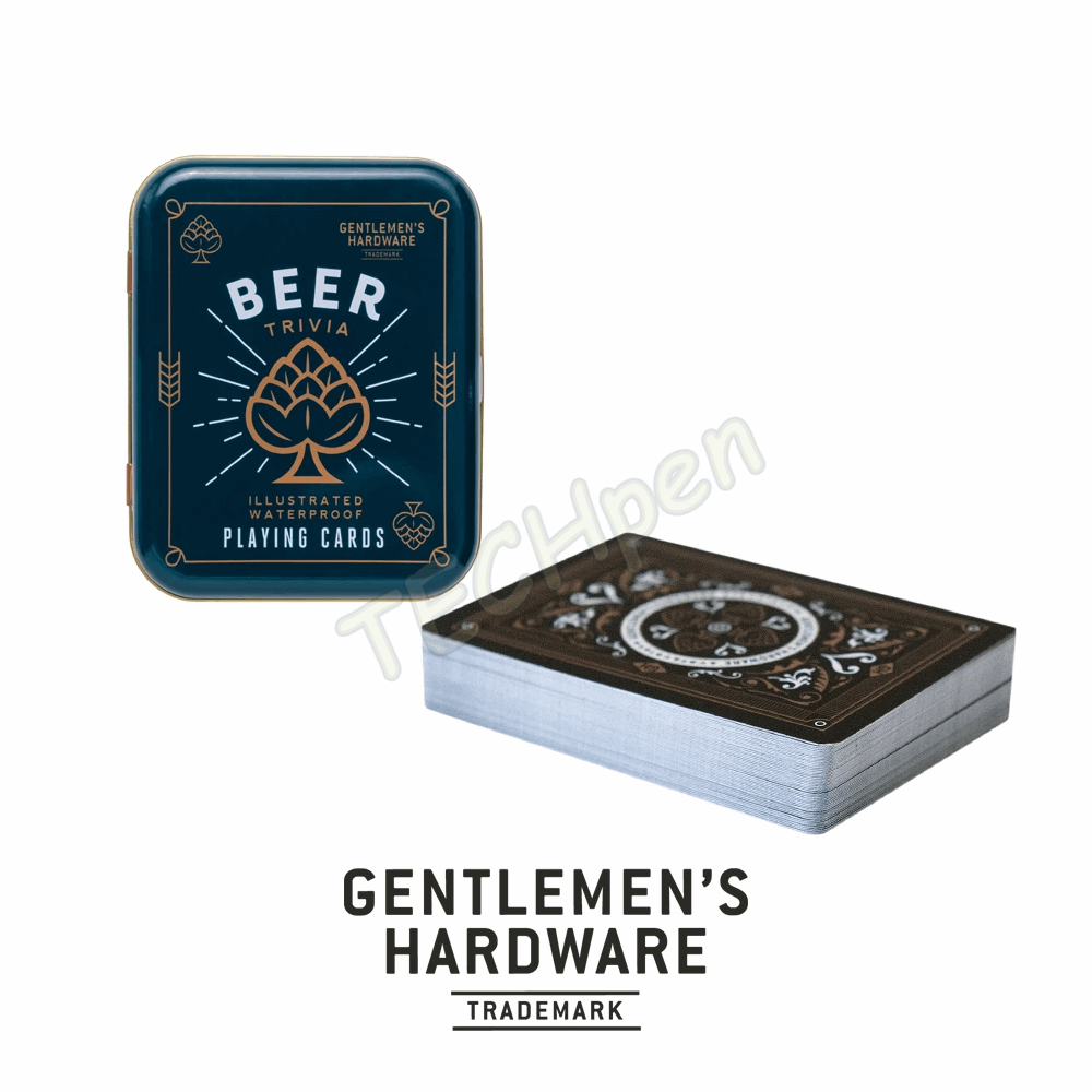 GENTLEMENS GEN645 BEER WATERPROOF PLAYING CARDS