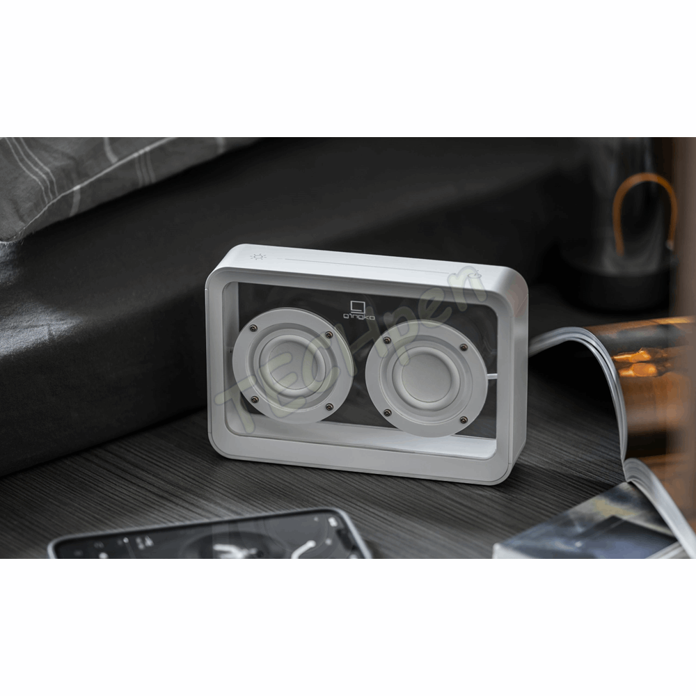 GINGKO G037WE MAGE SEE-THROUGH BLUETOOTH SPEAKER WHITE