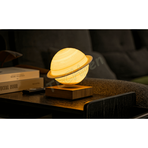 GINGKO G075WT SMART SATURN LAMP WALNUT
