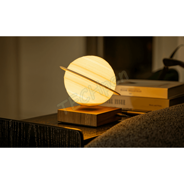 GINGKO G075WT SMART SATURN LAMP WALNUT