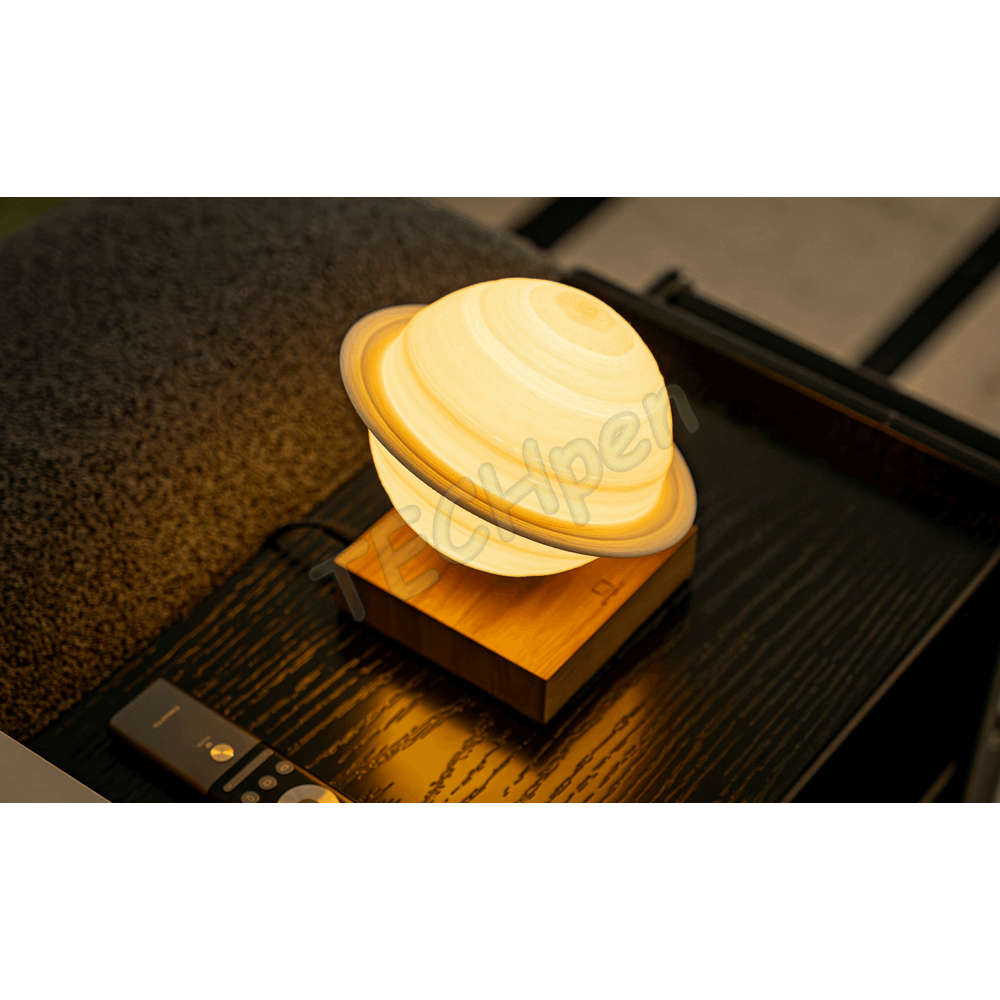 GINGKO G075WT SMART SATURN LAMP WALNUT