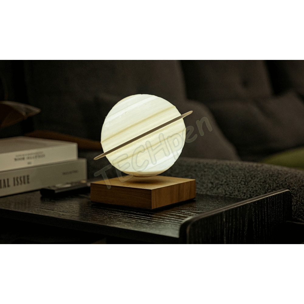 GINGKO G075WT SMART SATURN LAMP WALNUT