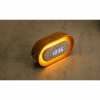 GINGKO G076O-AH LUMOS CLOCK OVAL WHITE ASH