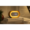 GINGKO G076O-AH LUMOS CLOCK OVAL WHITE ASH