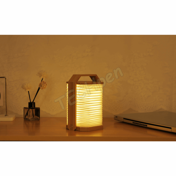 GINGKO G033BO SMART ORIGAMI LAMP NATURAL BAMBOO
