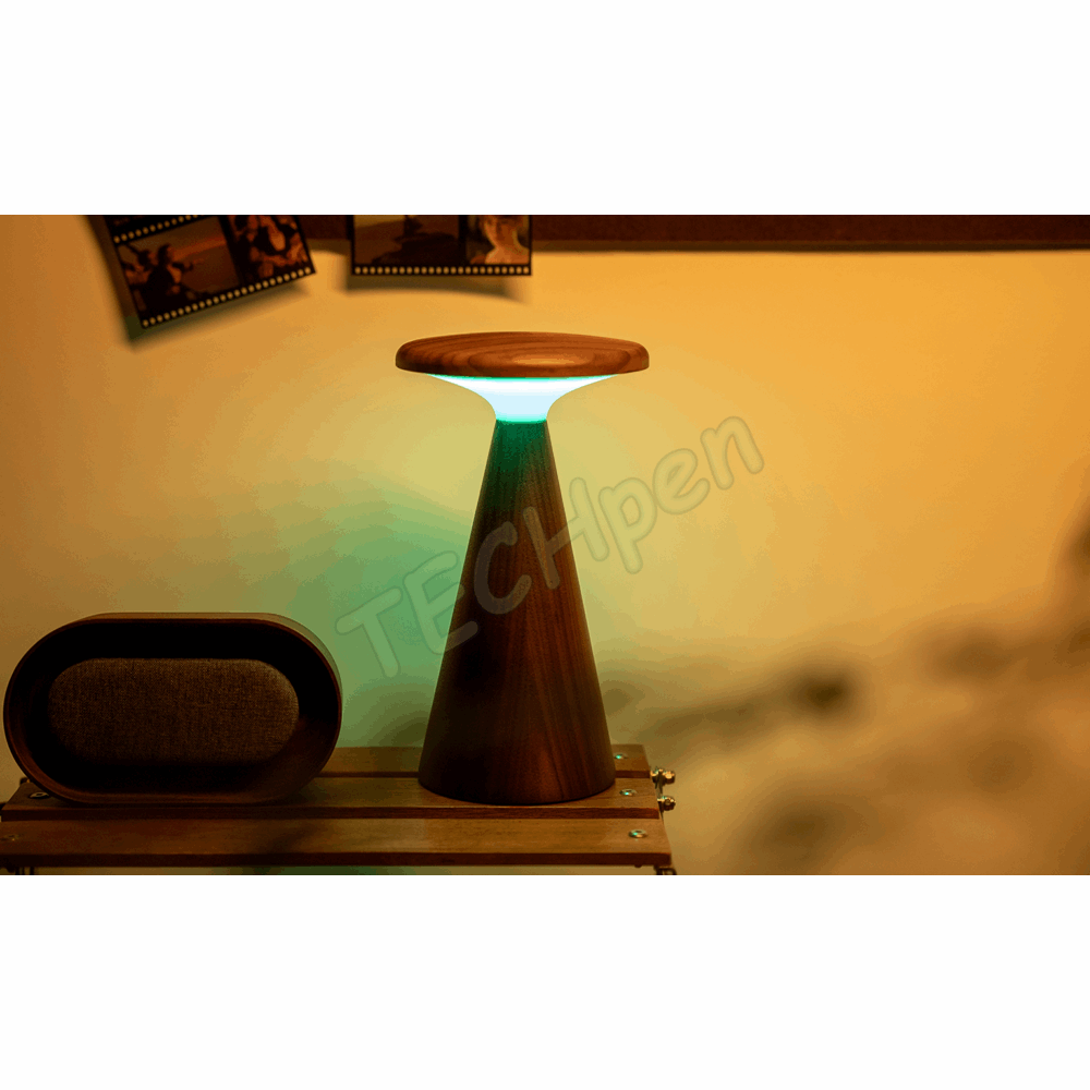GINGKO G056L-WT SYLVA TABLE LAMP LARGE WALNUT