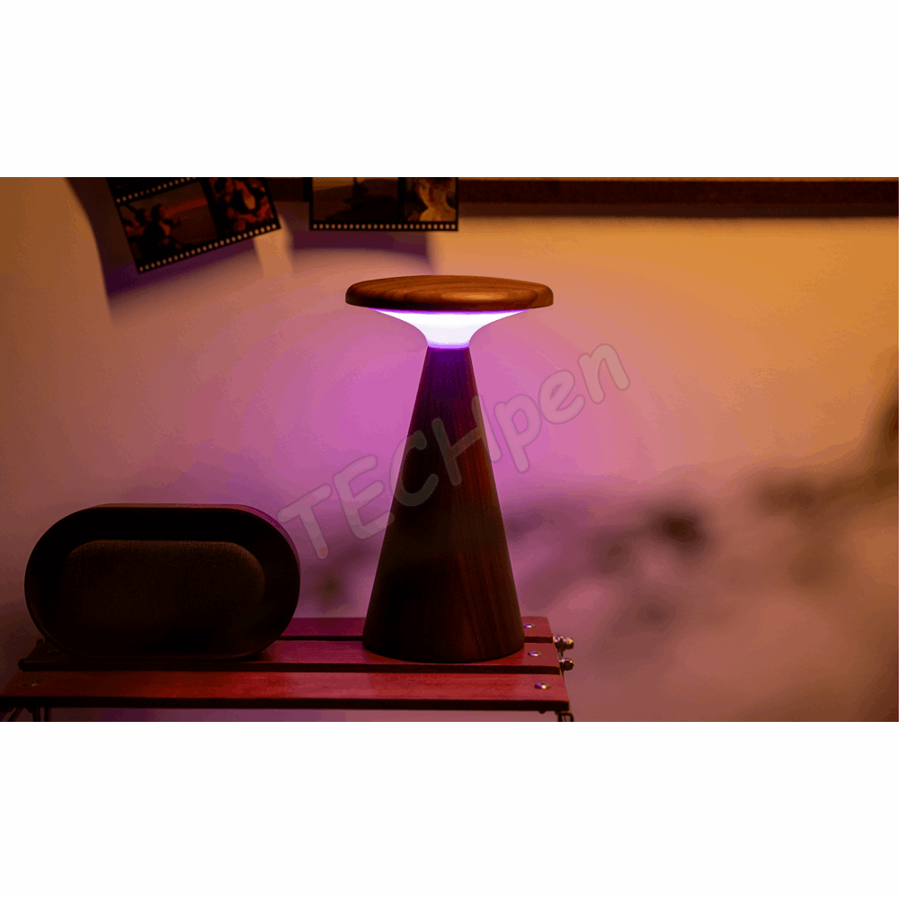 GINGKO G056L-WT SYLVA TABLE LAMP LARGE WALNUT