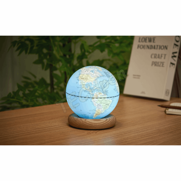 GINGKO G038M-AH ATLASGLOBE LAMP LIGHT SKYBLUE MINI WHITE ASH  BASE