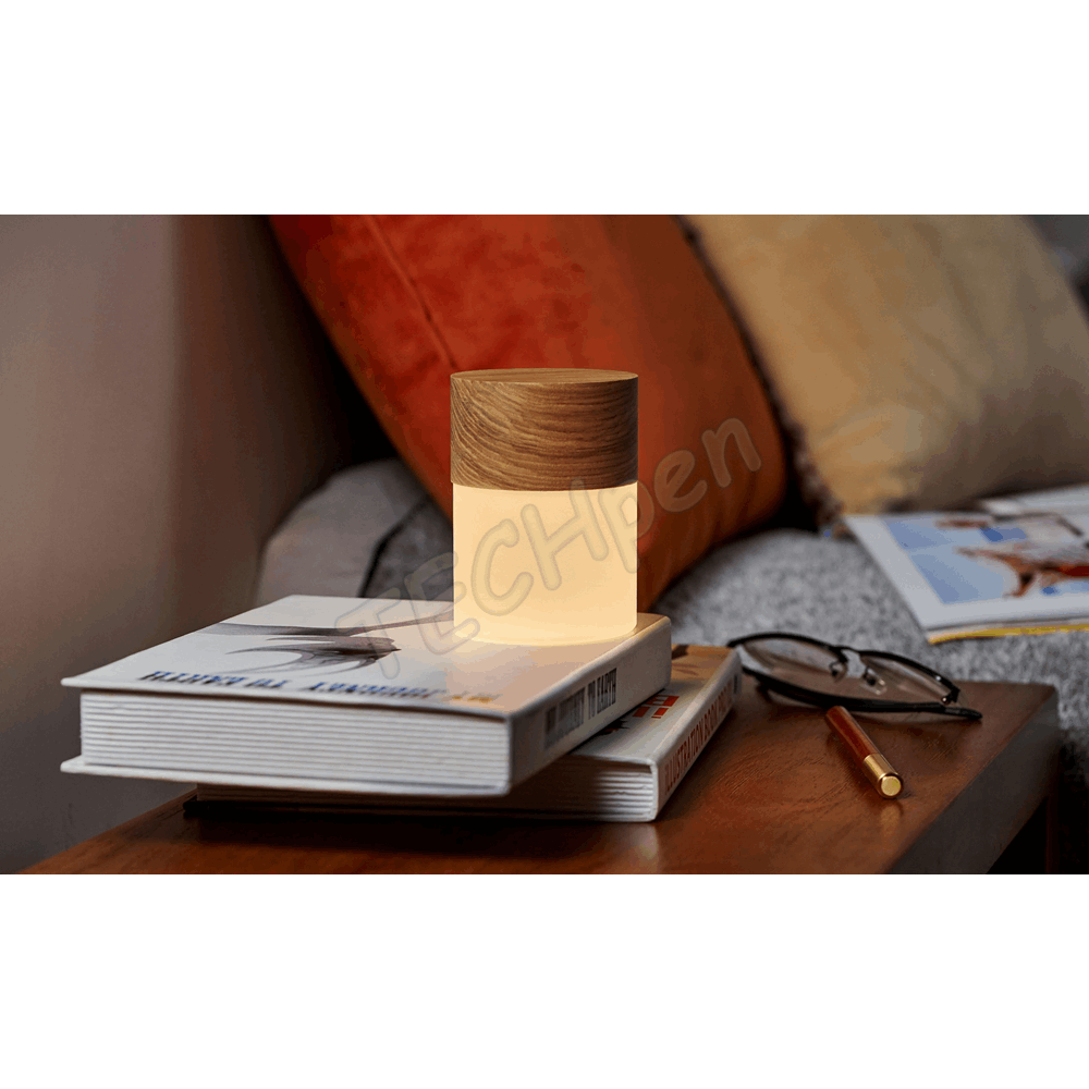 GINGKO G027WT Large Lemelia Light Natural Walnut Wood