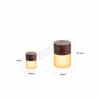 GINGKO G027WT Large Lemelia Light Natural Walnut Wood