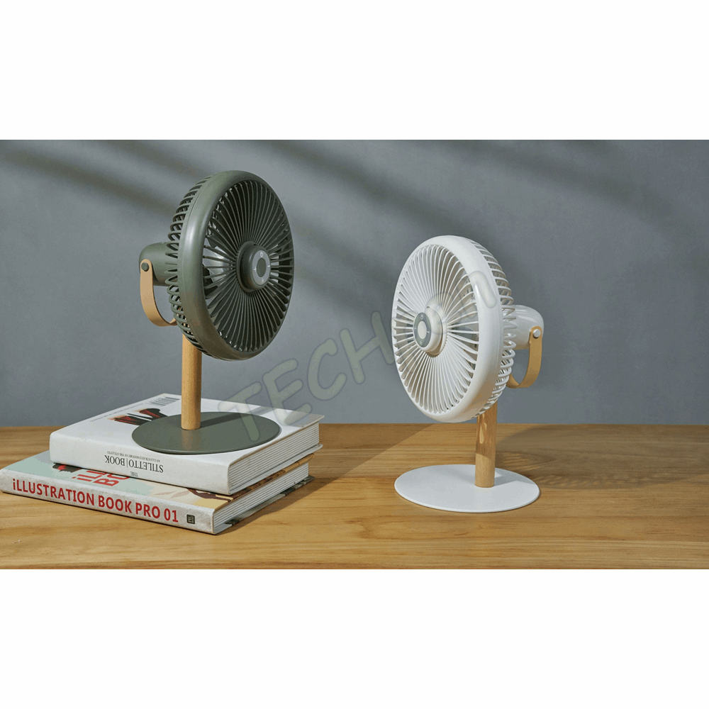 GINGKO G032WE Beyond Detachable Desk Fan/ Light Cream White