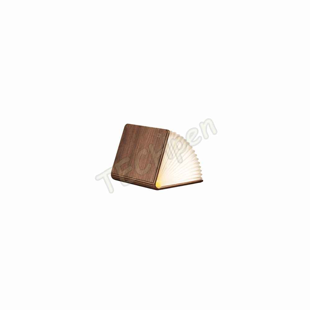 GINGKO G086WT SUPER MINI SMART BOOK LIGHT  WALNUT FINISH