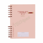 DESIGNWORKSINK JS892-2022EU STANDARD ISSUE PLANNER NOTEBOOK NO. 12 - ROSEWOOD + BLUSH