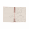 DESIGNWORKSINK JS892-2022EU STANDARD ISSUE PLANNER NOTEBOOK NO. 12 - ROSEWOOD + BLUSH
