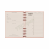 DESIGNWORKSINK JS892-2022EU STANDARD ISSUE PLANNER NOTEBOOK NO. 12 - ROSEWOOD + BLUSH