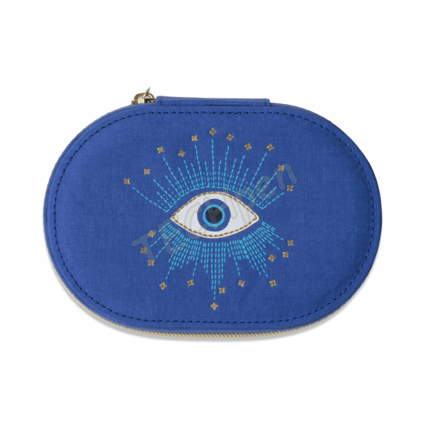 DESIGNWORKSINK DJC-2029EU OVAL JEWELLERY CASE - STARRY EYED